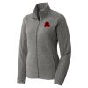 Women's Heather Microfleece Full Zip Jacket Thumbnail